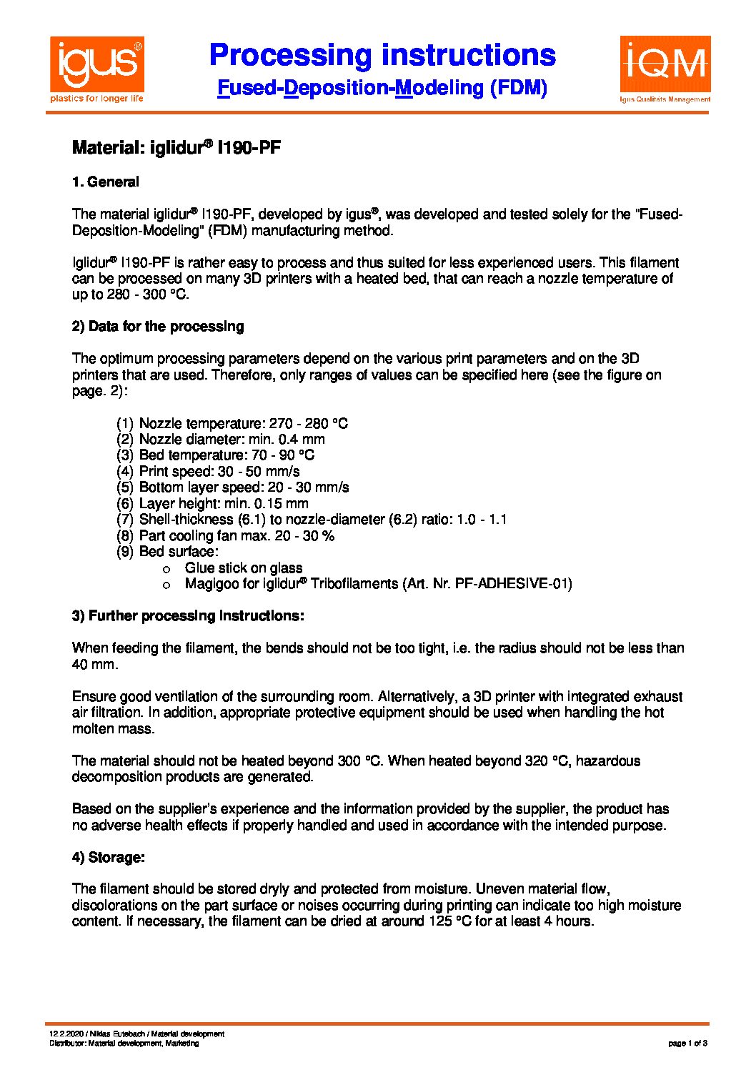 iglidur_I190_PF_Printing_instructions_FDM_en